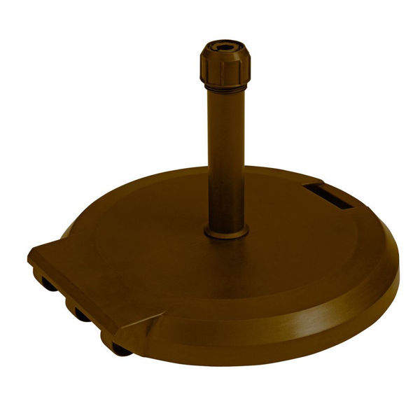 Picture of Grosfillex 84 Lb. Freestanding Umbrella Base with Wheels In Bronze Pack Of 1