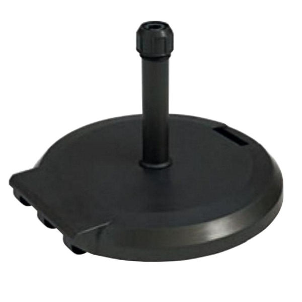 Picture of Grosfillex 84 Lb. Freestanding Umbrella Base with Wheels In Charcoal Pack Of 1