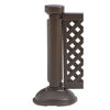Picture of Grosfillex Resin Patio Fence 2 Piece Connector Pack In Brown Pack Of 1