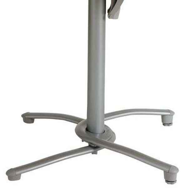 Picture of Grosfillex Aluminum Tilt Top Base 200 In Silver Gray Pack Of 1